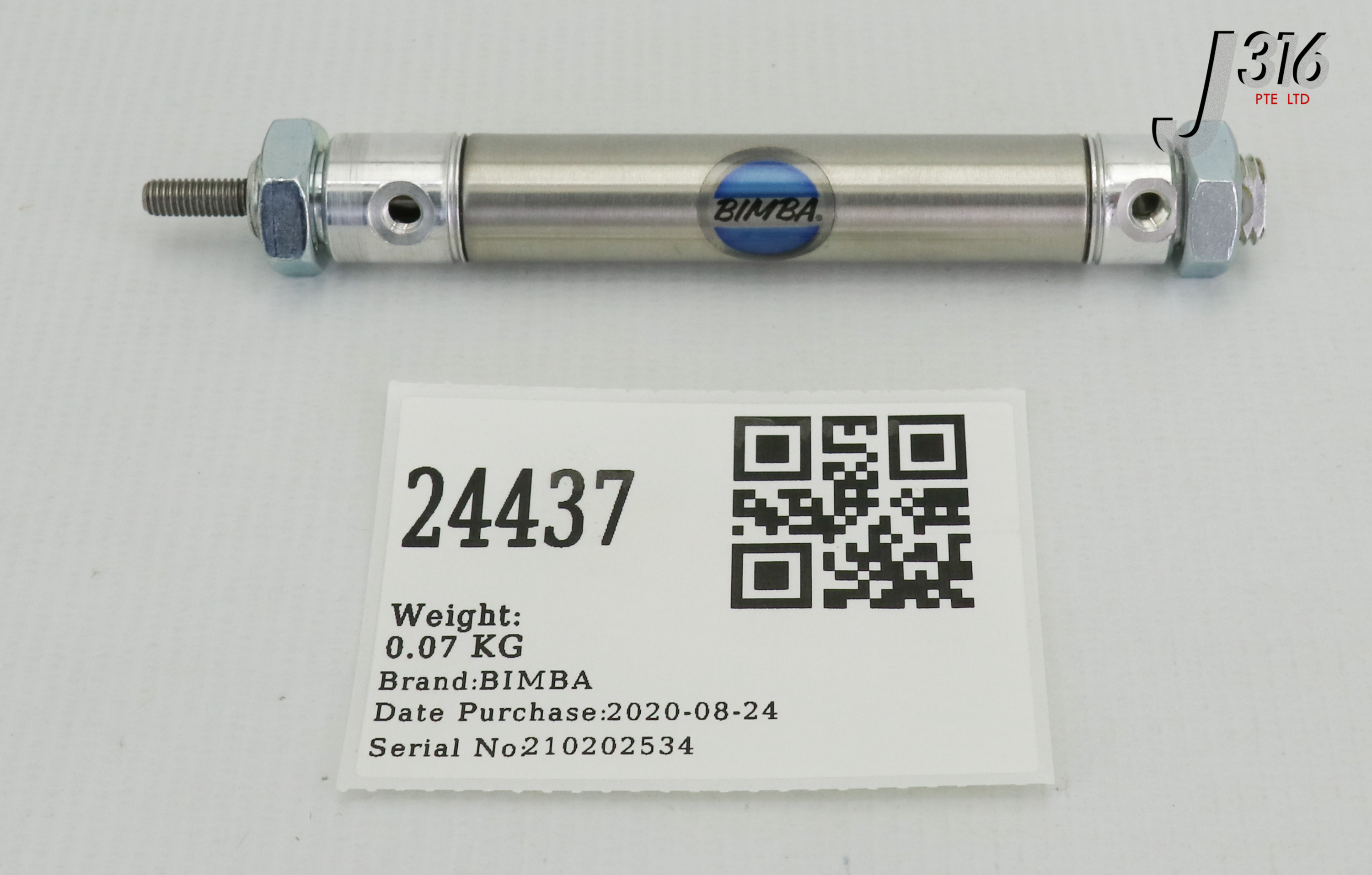 タケ③ 24437 BIMBA PNEUMATIC CYLINDER (NEW) D-67577-A-2 | eBay